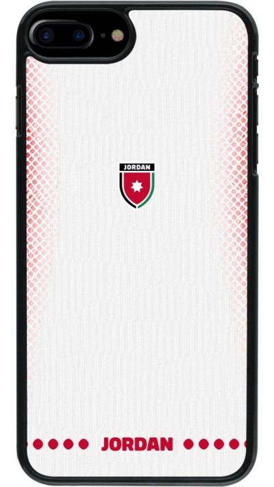 Coque iPhone 7 Plus / 8 Plus - Maillot de football Jordanie 2026 personnalisable