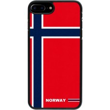 Coque iPhone 7 Plus / 8 Plus - Maillot de football Norvège 2026 personnalisable