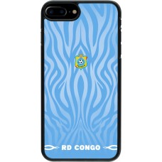 Coque iPhone 7 Plus / 8 Plus - Maillot de football RD Congo 2026 personnalisable