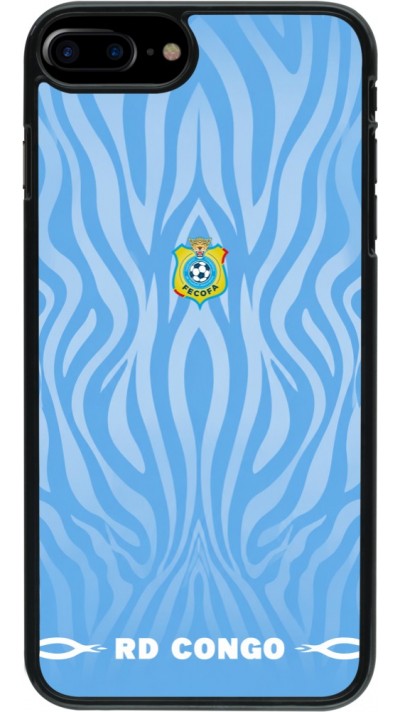Coque iPhone 7 Plus / 8 Plus - Maillot de football RD Congo 2026 personnalisable