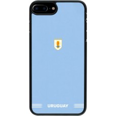 Coque iPhone 7 Plus / 8 Plus - Maillot de football Uruguay 2026 personnalisable