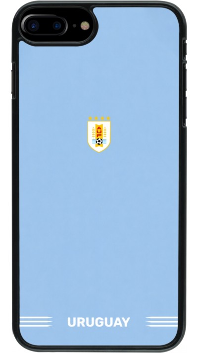 Coque iPhone 7 Plus / 8 Plus - Maillot de football Uruguay 2026 personnalisable