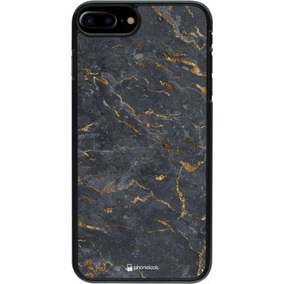 Hülle iPhone 7 Plus / 8 Plus - Grey Gold Marble