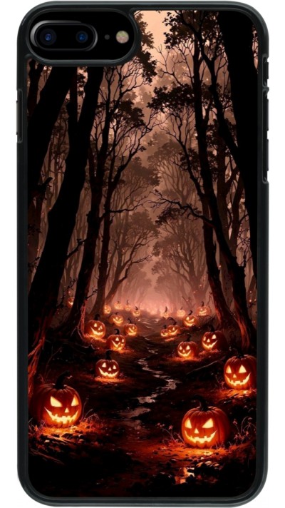 Coque iPhone 7 Plus / 8 Plus - Halloween 2025 Road of Terrifying Pumpkins