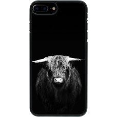 iPhone 7 Plus / 8 Plus Case Hülle - Highland calf black