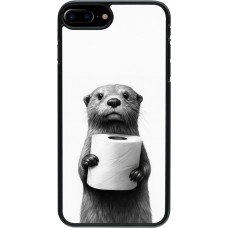 Coque iPhone 7 Plus / 8 Plus - Loutre papier de toilette