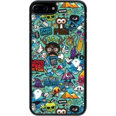 iPhone 7 Plus / 8 Plus Case Hülle - Mixed Cartoons Turquoise