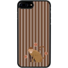 Coque iPhone 7 Plus / 8 Plus - Monkey with stripes