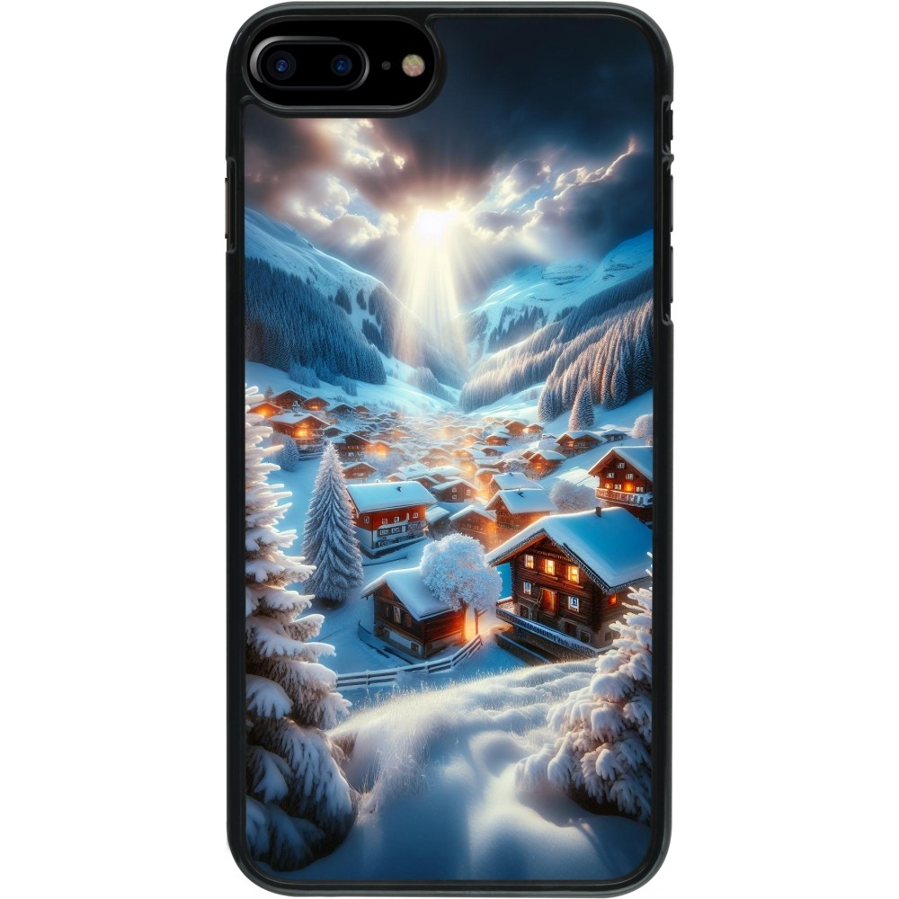 Coque iPhone 7 Plus / 8 Plus - Mont Neige Lumière