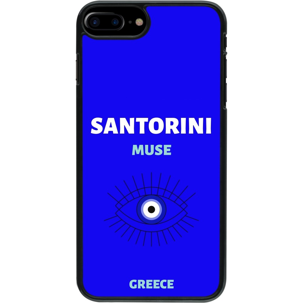 iPhone 7 Plus / 8 Plus Case Hülle - Pop Summer Destination Santorini