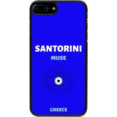 iPhone 7 Plus / 8 Plus Case Hülle - Pop Summer Destination Santorini