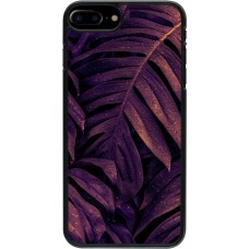 iPhone 7 Plus / 8 Plus Case Hülle - Purple Light Leaves