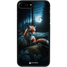 iPhone 7 Plus / 8 Plus Case Hülle - Fuchs Mond Wald