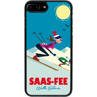 Coque iPhone 7 Plus / 8 Plus - Saas-Fee Ski Downhill