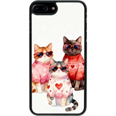 Coque iPhone 7 Plus / 8 Plus - Saint Valentines Day 26 Cat Love