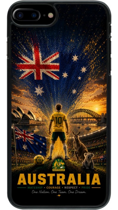Coque iPhone 7 Plus / 8 Plus - Football Australie splash 2026