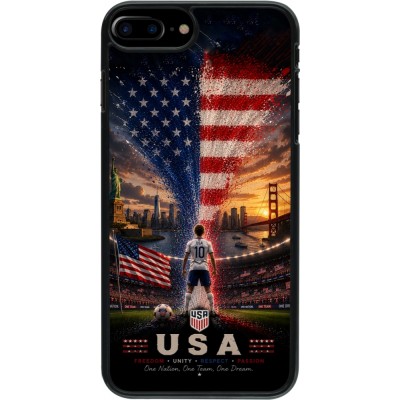 iPhone 7 Plus / 8 Plus Case Hülle - Fussball Vereinigten Staaten splash 2026
