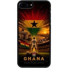 Coque iPhone 7 Plus / 8 Plus - Football Ghana splash 2026