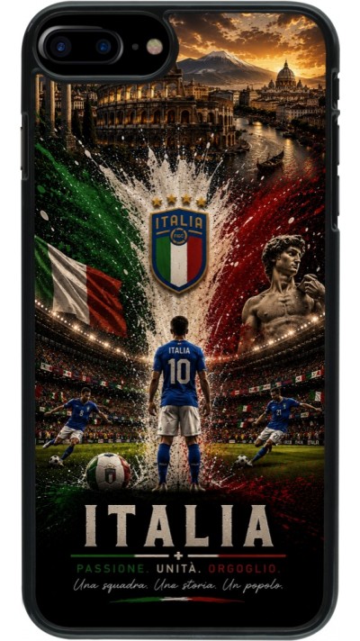 Coque iPhone 7 Plus / 8 Plus - Football Italie splash 2026