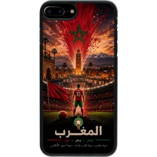 Coque iPhone 7 Plus / 8 Plus - Football Maroc splash 2026