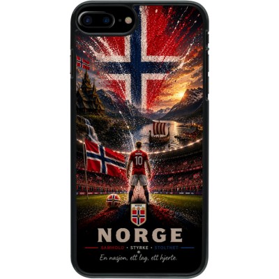 iPhone 7 Plus / 8 Plus Case Hülle - Fussball Norwegen splash 2026