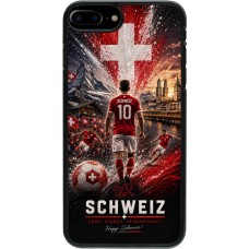 Coque iPhone 7 Plus / 8 Plus - Football Schweiz splash 2026