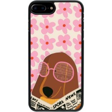 Coque iPhone 7 Plus / 8 Plus - Dog with newspaper 2026