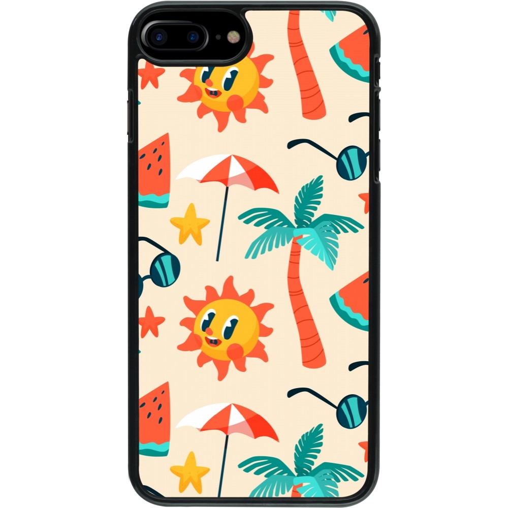 Coque iPhone 7 Plus / 8 Plus - Summer 2025 Pattern soleil