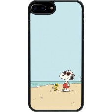 Coque iPhone 7 Plus / 8 Plus - Snoopy on the beach Summer 2026