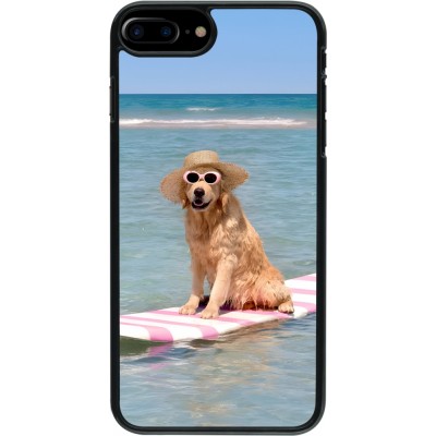 Coque iPhone 7 Plus / 8 Plus - Summer Dog on Paddle