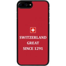 Coque iPhone 7 Plus / 8 Plus - Switzerland Great Since 1291