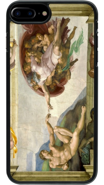 iPhone 7 Plus / 8 Plus Case Hülle - Kunstbild - Die Erschaffung Adams - Michelangelo