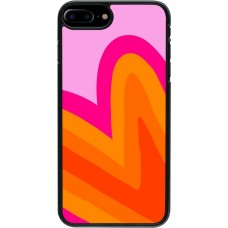 iPhone 7 Plus / 8 Plus Case Hülle - Valentine 2024 heart gradient