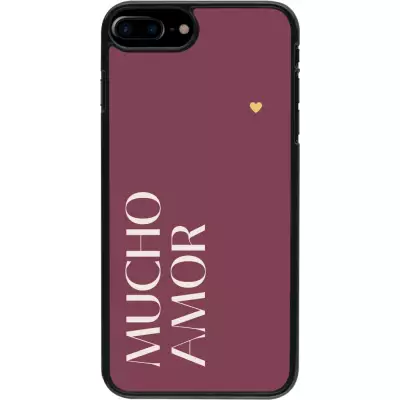 iPhone 7 Plus / 8 Plus Case Hülle - Valentine 2024 mucho amor rosado