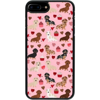 iPhone 7 Plus / 8 Plus Case Hülle - Valentine 2024 puppy love