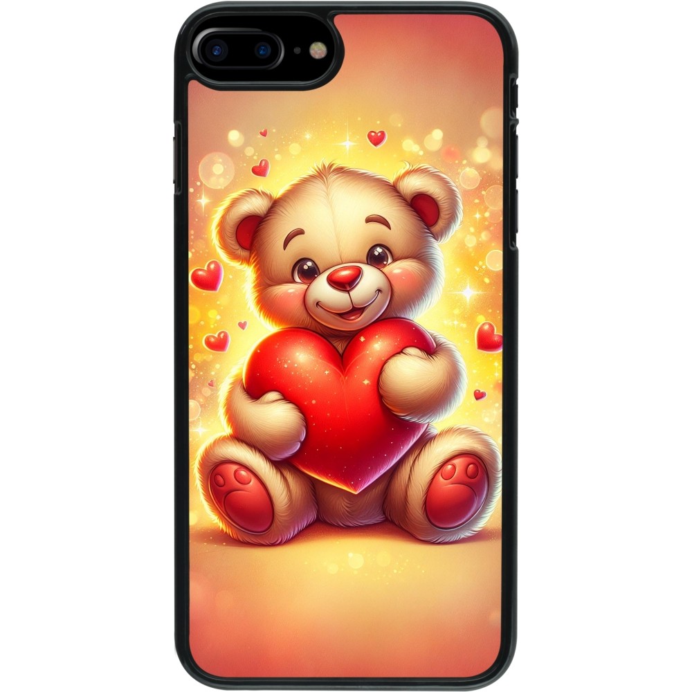 iPhone 7 Plus / 8 Plus Case Hülle - Valentin 2024 Teddy Liebe