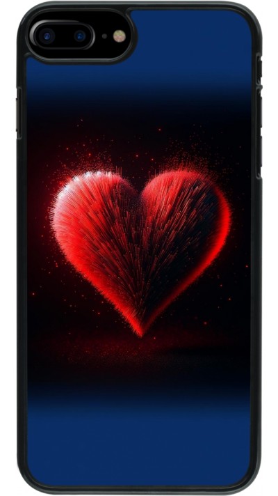 Coque iPhone 7 Plus / 8 Plus - Valentine 2025 coeur rouge
