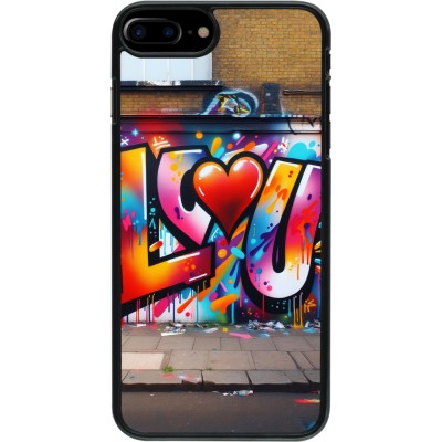 Coque iPhone 7 Plus / 8 Plus - Valentine 2025 Love U Tag