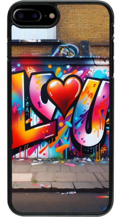 Coque iPhone 7 Plus / 8 Plus - Valentine 2025 Love U Tag