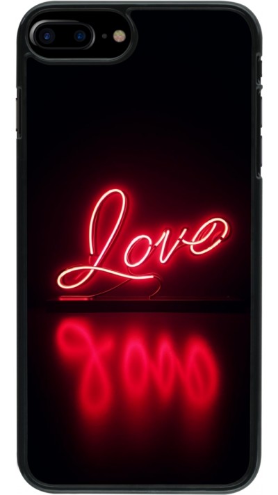 Coque iPhone 7 Plus / 8 Plus - Valentine 2025 Neon Love