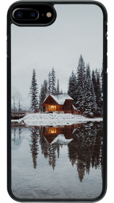 Coque iPhone 7 Plus / 8 Plus - Winter 25 Winter house forest afternoon