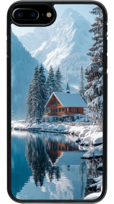 Coque iPhone 7 Plus / 8 Plus - Winter 25 Winter house forest day