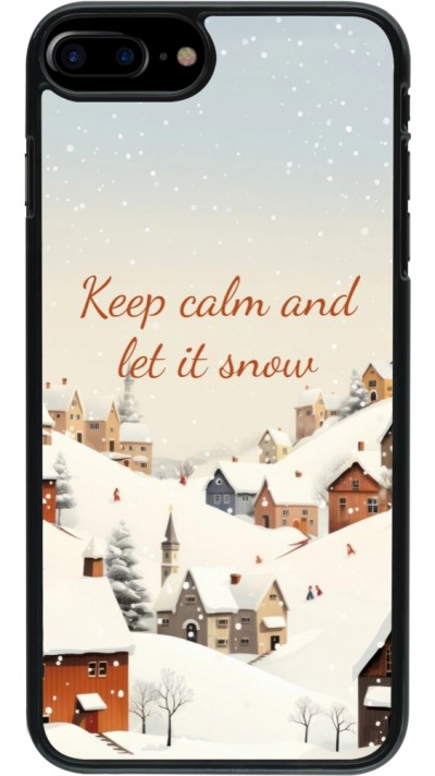 Coque iPhone 7 Plus / 8 Plus - Winter 25 Winter Keep calm and let it snow
