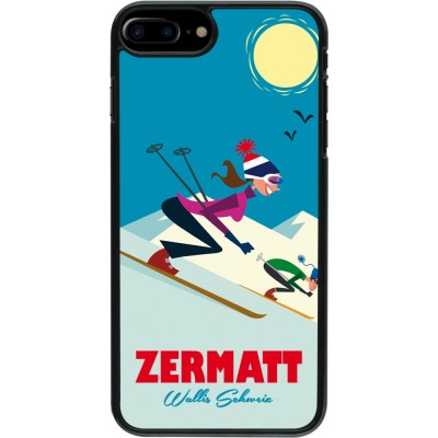 Coque iPhone 7 Plus / 8 Plus - Zermatt Ski Downhill