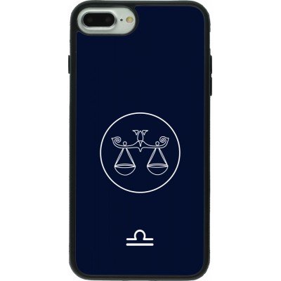 iPhone 7 Plus / 8 Plus Case Hülle - Silikon schwarz Astrologie Waage