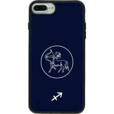 iPhone 7 Plus / 8 Plus Case Hülle - Silikon schwarz Astrologie Schütze