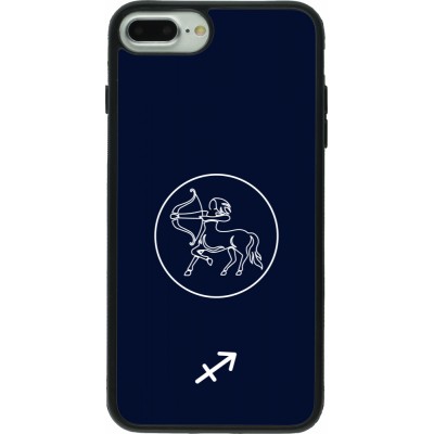 iPhone 7 Plus / 8 Plus Case Hülle - Silikon schwarz Astrologie Schütze