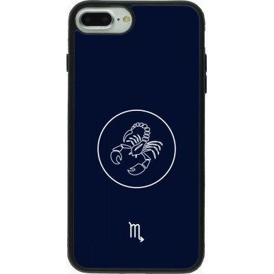 iPhone 7 Plus / 8 Plus Case Hülle - Silikon schwarz Astrologie Skorpion