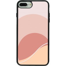 Coque iPhone 7 Plus / 8 Plus - Silicone rigide noir Autumn 22 abstract sunrise