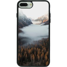 Coque iPhone 7 Plus / 8 Plus - Silicone rigide noir Autumn 22 forest lanscape